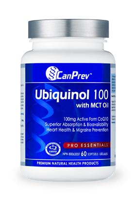 Ubiquinol 100 with MCT Oil - CanPrev