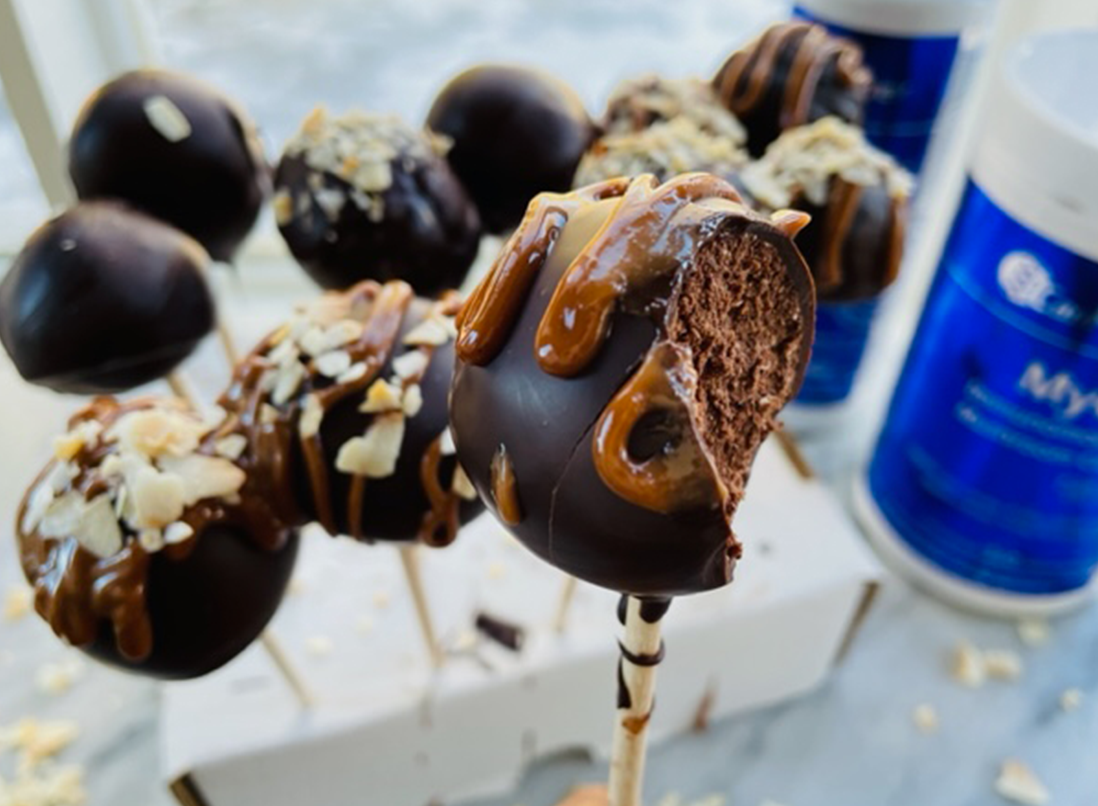 Loaded chocolate cake pops