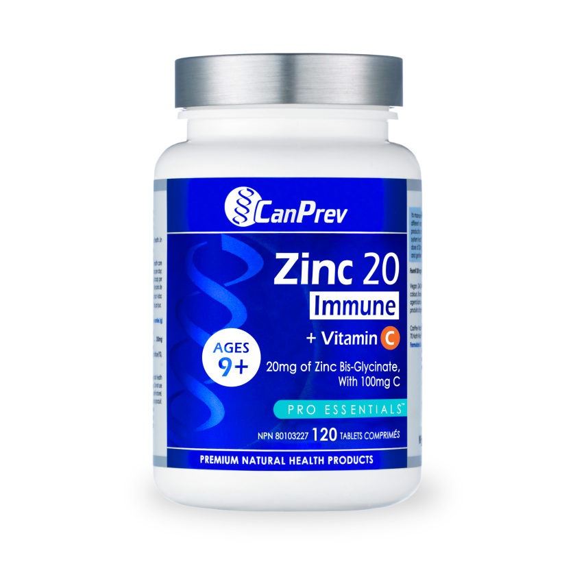 Zinc 20 Immune + Vitamin C